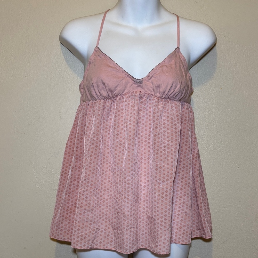 Victoria's Secret Dusty Pink Lace-Trim Chemise